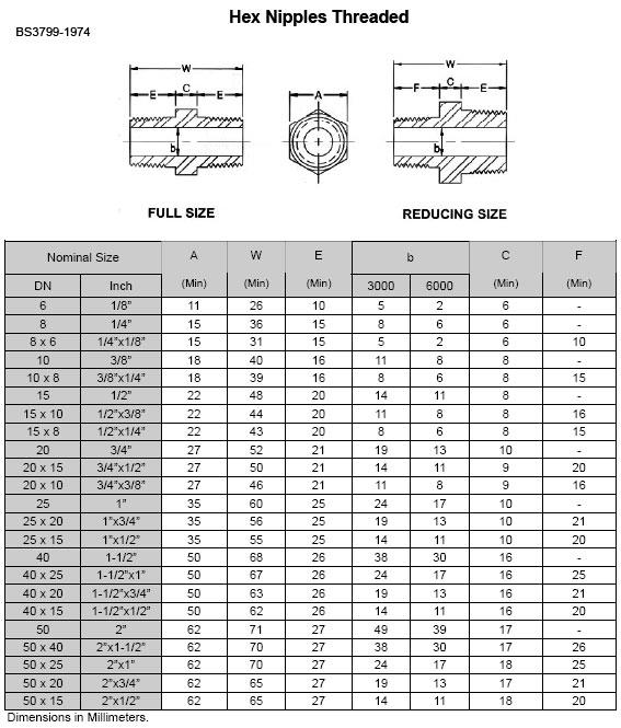 product-1-1 asme-b16-11-hex-nipple-dimension