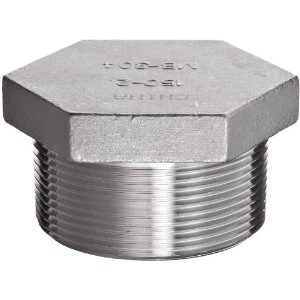 Stainless 304 304 L 304 H Socket Falsifikati Threaded Plug Nipple Boss Union Daħħal